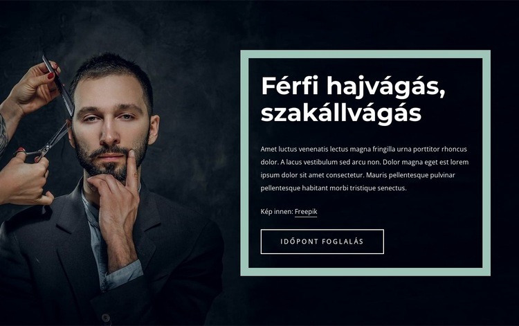 Menő frizurák férfiaknak Weboldal tervezés