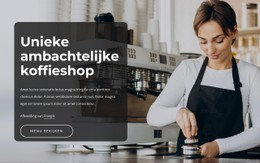 Unieke Ambachtelijke Coffeeshop? E-Commerce Winkel