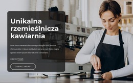 Unikalna Kawiarnia Rzemieślnicza - Ekskluzywny Motyw WordPress