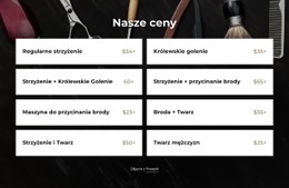 Cennik Fryzjerski Szablon Układu CSS