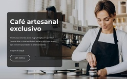 Café Artesanal Exclusivo - Drag And Drop HTML Builder