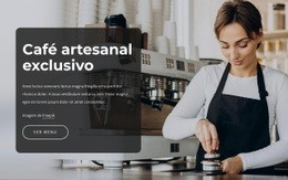 Café Artesanal Exclusivo - Design De Site Gratuito