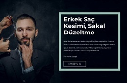 Erkekler Için Havalı Saç Modelleri - Profesyonel Açılış Sayfası