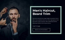 Cool Hairstyles For Men - Drag & Drop Web Page Design