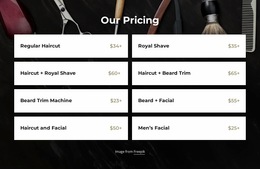 Free Website Builder For Barbershop Pricing