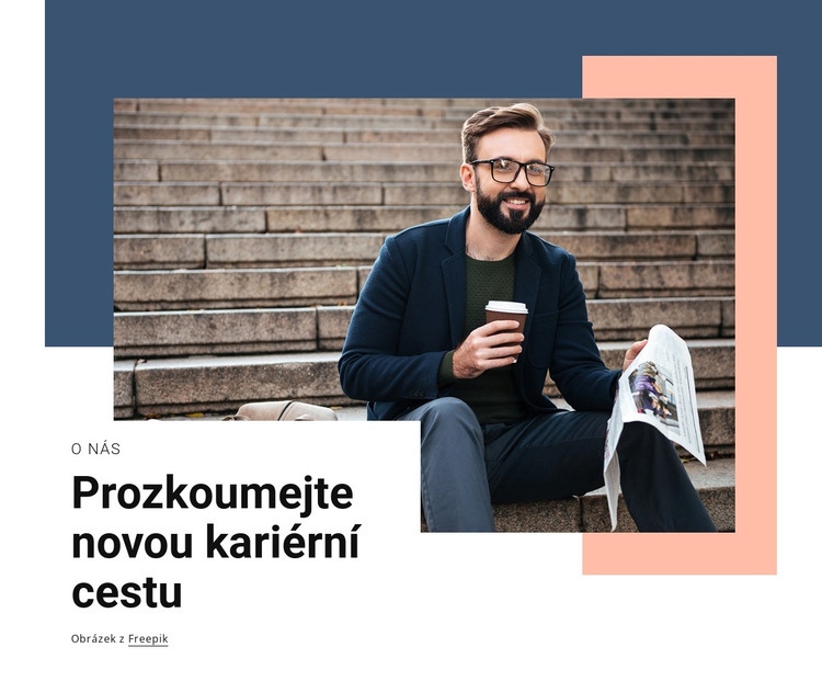 Nová kariérní cesta Šablona CSS