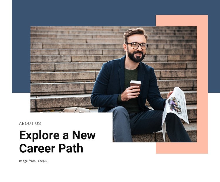New career path Homepage Design