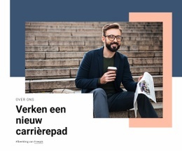 Beste Bestemmingspagina-Ontwerp Voor Nieuw Carrièrepad