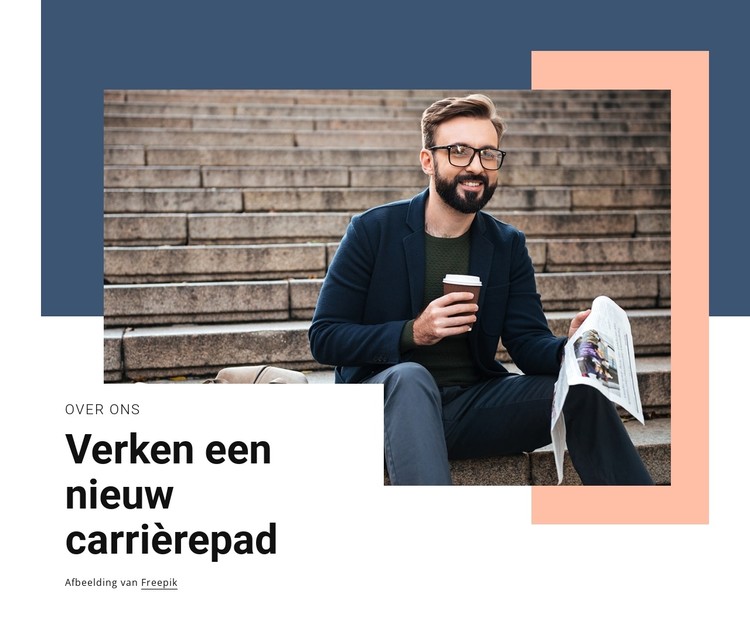 Nieuw carrièrepad CSS-sjabloon