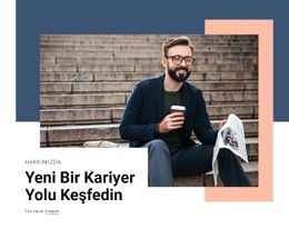 Yeni Kariyer Yolu - Yaratıcı, Çok Amaçlı Site Tasarımı