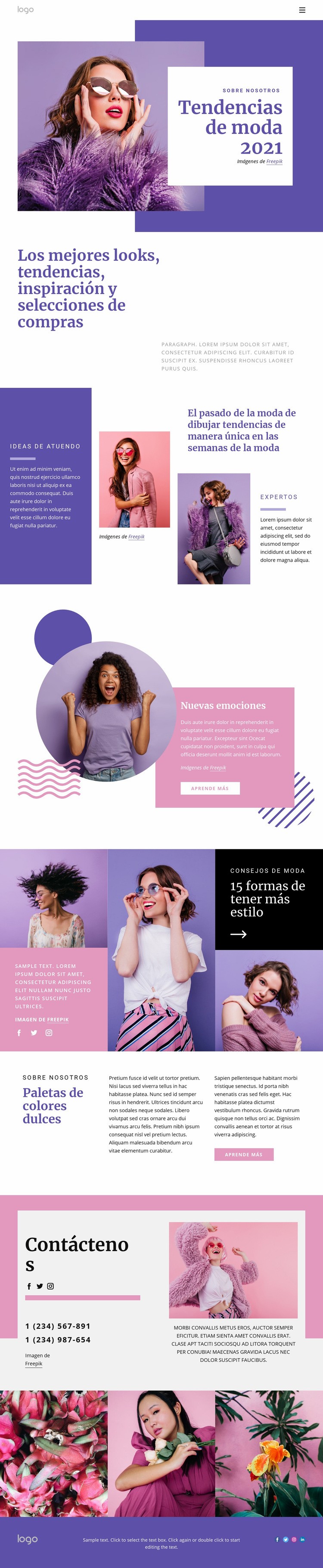 Obtén los estilos más calientes Diseño de páginas web