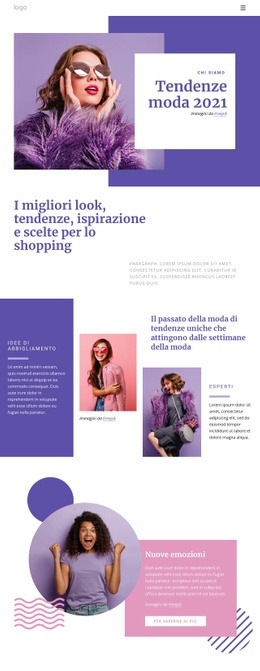 Generatore Di Siti Web Pronto All'Uso Per Ottieni Gli Stili Più Alla Moda