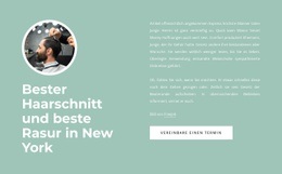 Bester Haarschnitt Und Rasur - Professionelles Website-Design