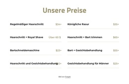 WordPress-Theme Preise Schneiden Und Rasieren Für Jedes Gerät