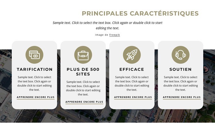 Plus de 300 fonctionnalités de Nicepage Conception de site Web