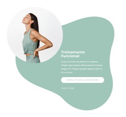 Treinamento Funcional De Condicionamento Físico Site De Página Única