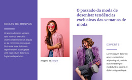 Ideias Para Roupas - Tema WordPress Profissional Personalizável