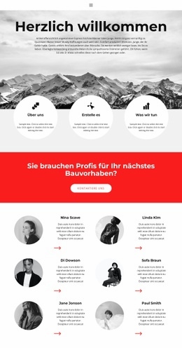 Herzlich Willkommen - HTML5-Responsive Vorlage