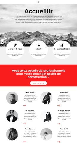 Bienvenue Tout Le Monde – Modèle Réactif HTML5