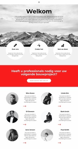 Welkom Iedereen - Mockup-Ontwerp