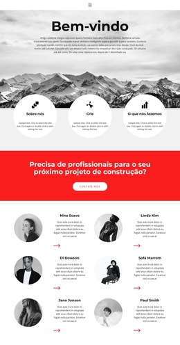 Sejam Todos Bem-Vindos - Download Do Modelo De Site