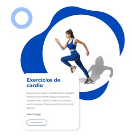 Exercícios De Cardio - Tema WordPress Fácil De Usar
