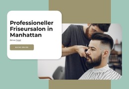 Friseure In Ihrer Nähe In New York Responsive CSS-Vorlage