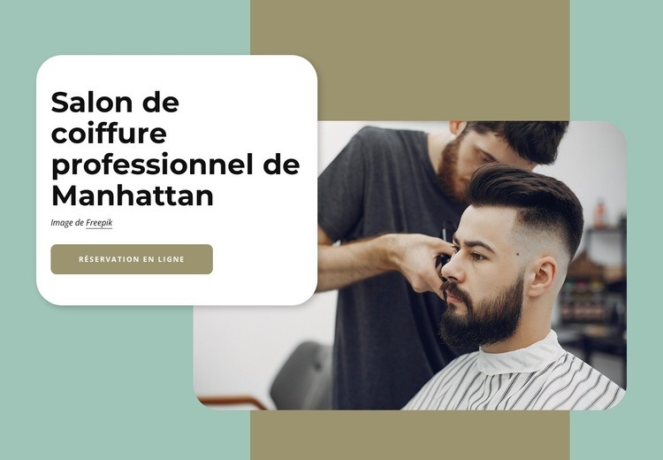 Barbershops près de chez vous à New York Modèles de constructeur de sites Web