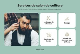 Service De Salon De Coiffure - Meilleure Page Gratuite