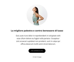 Palestra E Centro Benessere Di Lusso - HTML Layout Builder