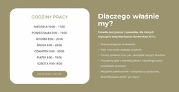 Godziny Pracy Salonu Fryzjerskiego - Szablon Witryny Joomla