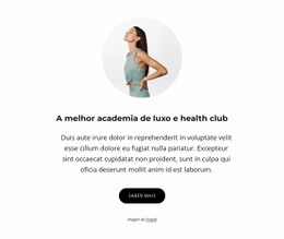 Ginásio De Luxo E Health Club