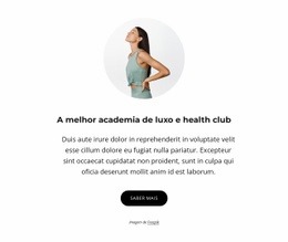 Ginásio De Luxo E Health Club - Design De Site Gratuito
