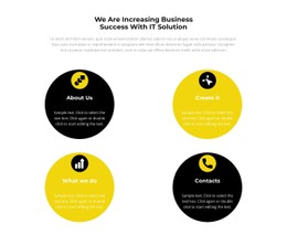 Our Goals And Plans Basic Html Template With CSS