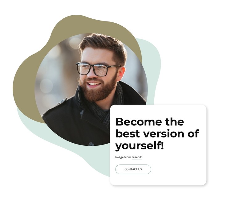 How to become the best version of yourself CSS Template