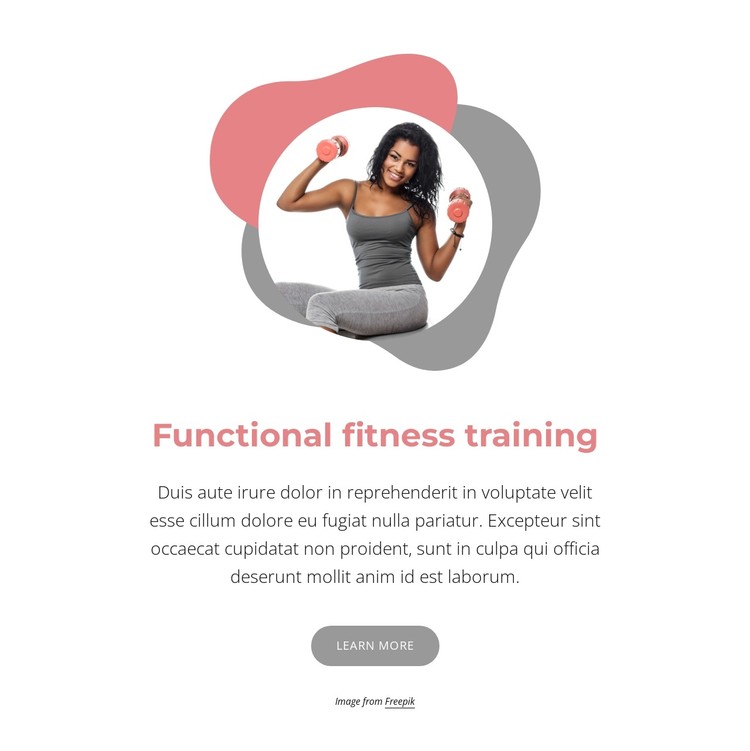 Certified functional training CSS Template