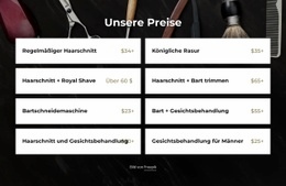 Unsere Friseurpreise - Kostenlose Vorlagen