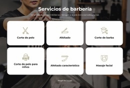 Servicios De Barbería - Creador De Sitios Web Personalizados