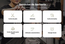 Servicios De Barbería - Mejor Diseño De Sitio Web