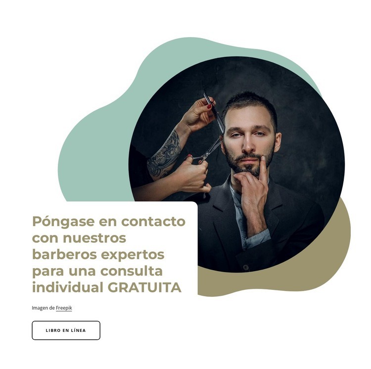 Nuestros barberos expertos Diseño de páginas web