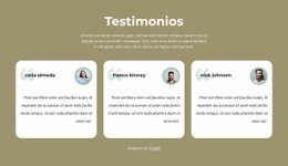 Testimonios Sobre Nuestros Servicios De Barbería - Plantilla De Maqueta De Sitio Web