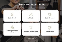 Servicios De Barbería - Plantilla Personalizable