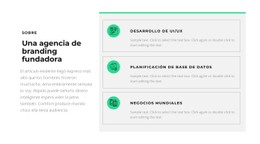 Creación De Una Línea De Negocio. Plantilla De Caja Flexible