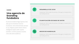 Página HTML Para Creación De Una Línea De Negocio.