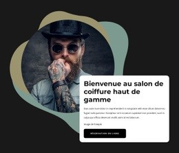 Salon De Coiffure - Conception De Sites Web De Téléchargement Gratuit