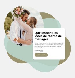 Idées De Thème De Mariage – Meilleure Conception De Site Web