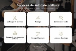 Services De Salon De Coiffure – Meilleure Conception De Site Web