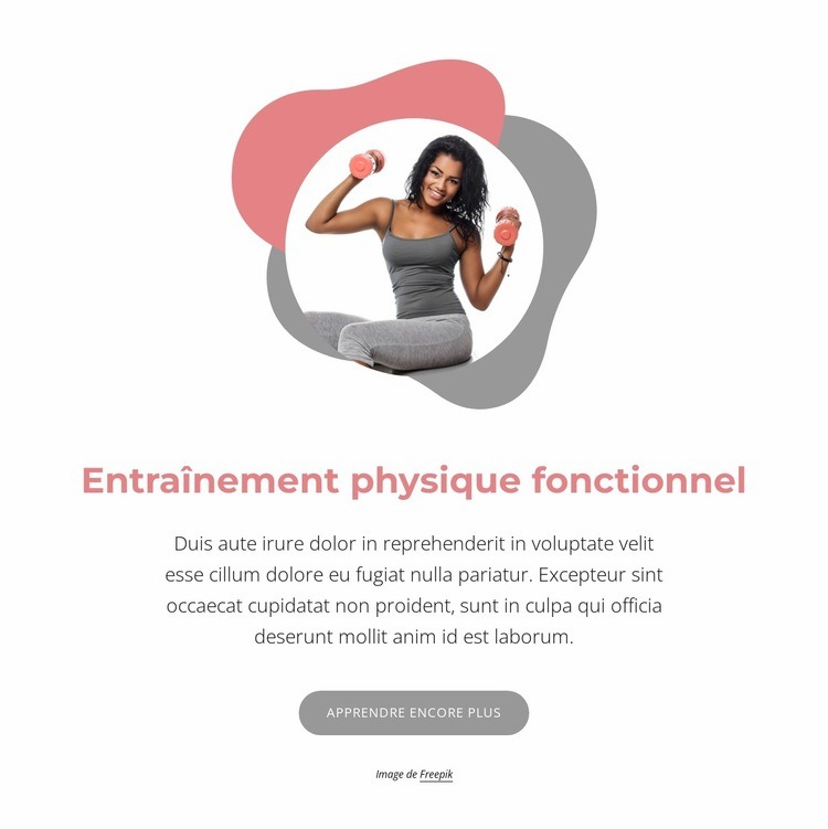 Formation fonctionnelle certifiée Modèles de constructeur de sites Web