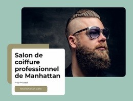 Salon De Coiffure Premium Midtown Manhattan - Maquette De Site Web Polyvalente