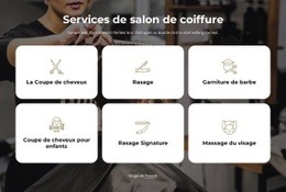 Services De Salon De Coiffure – Modèle Personnalisable